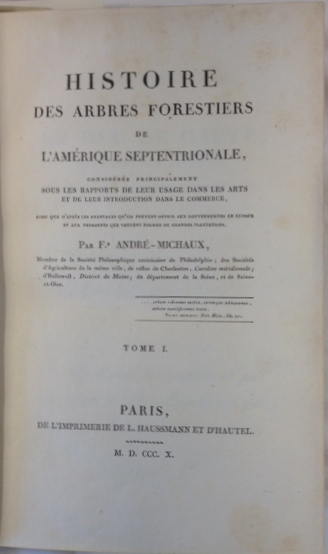 Title page Paris 1810 first volume of first edition